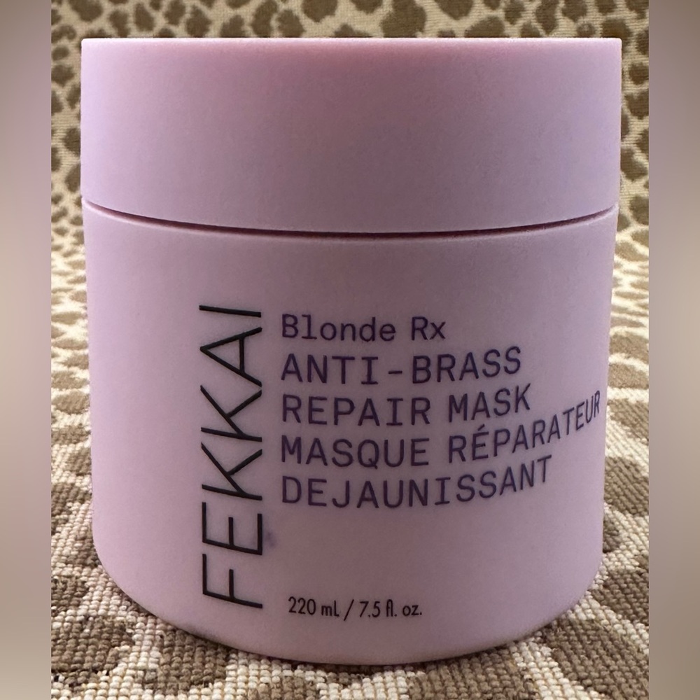 New Fekkai Blonde Rx Anti Brass Repair Mask~Full Size~ 7.5oz /220ml